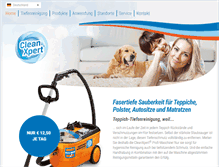 Tablet Screenshot of cleanxpert.info